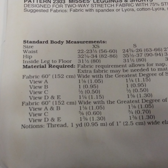 Kwik Sew Pattern #2303 - Picture 6 of 9